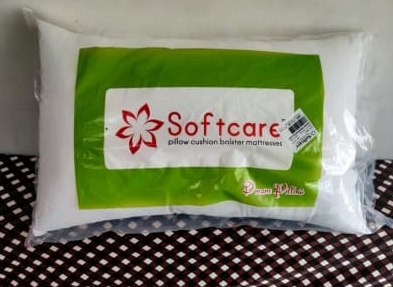 Softcare pillow packaging green